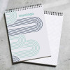 BLOC NOTES SPIRALE A4 PERSONNALISABLE 'LOKISPI' 100 PAGES