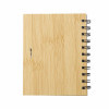 CARNET BAMBOU AVEC STYLO PERSONNALISABLE 'WHIM STICK'