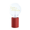 AMPOULE PERSONNALISEE 2 LIGNES 'LAMPUN'