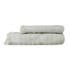 SERVIETTE JACQUARD PUBLICITAIRE 'JAKO BLANC' 100x180 CM