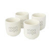 SET DE MUGS À CAFÉ PERSONNALISABLE 'CROULIO'