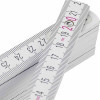 MÈTRE PLIANT PERSONNALISABLE BOIS BLANC 'MINESURA' 2M