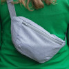 SAC BANANE PERSONNALISABLE EN TOILE RECYCLÉ 'PLATNO' 