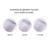 GOBELET 30 CL QUADRI PERSONNALISABLE 'CUP FACETTES'
