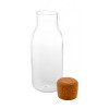 CARAFE PERSONNALISABLE EN VERRE AVEC BOUCHON LIEGE 'JUCY'