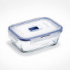 LUNCH BOX EN VERRE LUMINARC 820ML PERSONNALISEE 'PURE BOX ACTIVE'