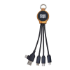 CABLE PERSONNALISABLE 5 EN 1 ECO 'KEYRING'