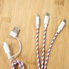 CABLE DE CHARGE 5 EN 1 MIF PERSONNALISABLE 'FLEXY'