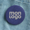 BADGE ROND BRODE PERSONNALISABLE 'AYAK'
