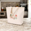 CABAS PERSONNALISABLE EN COTON 'MAZALA'