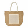 SAC EN JUTE PERSONNALISABLE AVEC POCHE 'NIA'