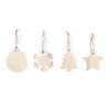 ORNEMENTS PERSONNALISABLE EN BOIS NOEL 'HOUTO'