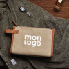 TROUSSE DE TOILETTE PERSONNALISABLE EN TOILE RECYCLE 'ZARRA'