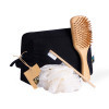 TROUSSE TOILETTE PERSONNALISABLE FAIRTRADE NOIR 'KIRU M'