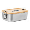 LUNCH BOX PERSONNALISÉE EN ACIER ET BAMBOU 'FIOCCHI'