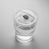 MUG PERSONNALISABLE EN VERRE AVEC PAILLE 400ML 'COFCIA'