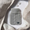 BOUILLOTTE PERSONNALISABLE HOUSSE TRICOTE 450ML 'DOULEY'