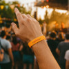 BRACELET SILICONE PERSONNALISABLE 'FESTIVAL II QUADRI'