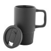 MUG CERAMIQUE AVEC COUVERCLE 420ML PERSONNALISABLE 'VIAA' 