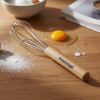 FOUET DE CUISINE MANCHE BAMBOU PERSONNALISABLE 'OEUF'