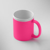 MUG CERAMIQUE INTERIEUR  BLANC PERSONNALISABLE 'SOFT COLOR FLUO'