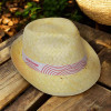 CHAPEAU PERSONNALISABLE 'BRAZ KIDS PAILLE CLAIRE EU'