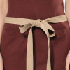 TABLIER LONG PERSONNALISABLE EN COTON RECYCLE 200G 'KARITAB'