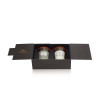 COFFRET 2 BOUGIES MECHE BOIS PERSONNALISABLE 'WOODWICK'