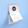 CALENDRIER MURAL A SPIRALES PERSONNALISABLE 'ALMANA'