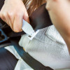 CUTTER CEINTURE DE SECURITE PUBLICITAIRE 'ZERSTOREN'