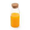 CARAFE PERSONNALISABLE EN VERRE AVEC BOUCHON LIEGE 'JUCY'