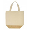 SAC COTON PERSONNALISABLE ET JUTE ZIPPE ET POCHE 'MELBOU'