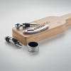 SET DE VIN PERSONNALISABLE EN BAMBOU 'APERITO'