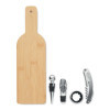 SET DE VIN PERSONNALISABLE EN BAMBOU 'APERITO'