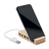 HUB DOUBLE USB ET SUPPORT TEL PERSONNALISABLE 'HUPPO'