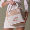 SAC ISOTHERME PERSONNALISABLE COTON ET JUTE 'CHIC'