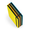 CARNET PERSONNALISABLE A5 EN PU FLUO 'TOMASO LIGNE'