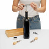 COFFRET VIN ET FROMAGE PERSONNALISE EN BAMBOU 'COFVINO'