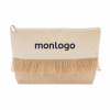 TROUSSE DE TOILETTE PERSONNALISE EN COTON ET JUTE 'LALO'