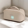 TROUSSE DE TOILETTE CUIR RECYCLE PERSONNALISABLE 'ANGELE'