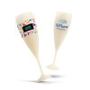 FLUTE A CHAMPAGNE PERSONNALISEE MIF 'BIOCUP CHAMP' 14CL