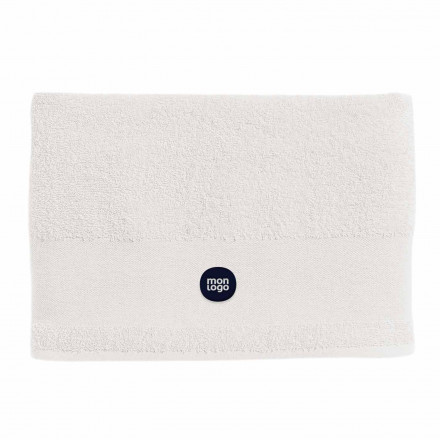 SERVIETTE DE BAIN PERSONNALISÉE BLANC 70x140 CM 'ISLAND'