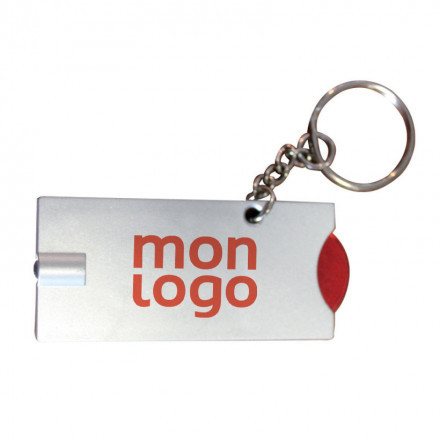 PORTE CLÉS PUBLICITAIRE LAMPE JETON 'ALLEGRO'