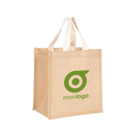 MINI SAC EN JUTE PERSONNALISÉ ÉCOLOGIQUE 'CUBA'