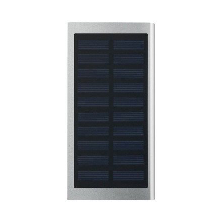 BATTERIE DE SECOURS PUBLICITAIRE SOLAIRE 8000 MAH 'POWERSHINE'