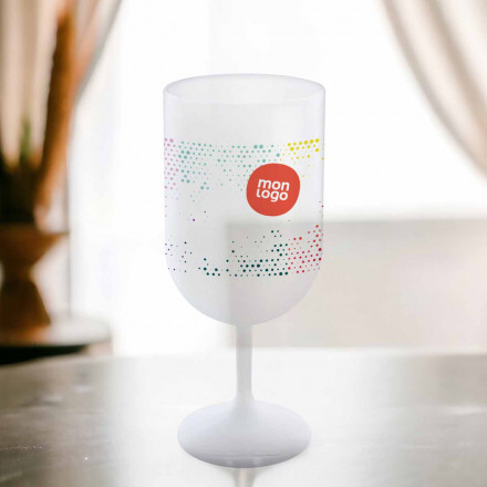 VERRE À VIN RÉUTILISABLE PERSONNALISABLE 'CUP VIN 18 CL' FABRICATION FRANÇAISE