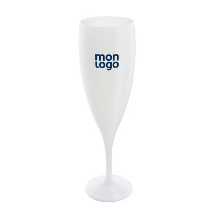 FLUTE À CHAMPAGNE RÉUTILISABLE PERSONNALISABLE 'CUP CHAMPAGNE 14 CL' FABRICATION FRANÇAISE