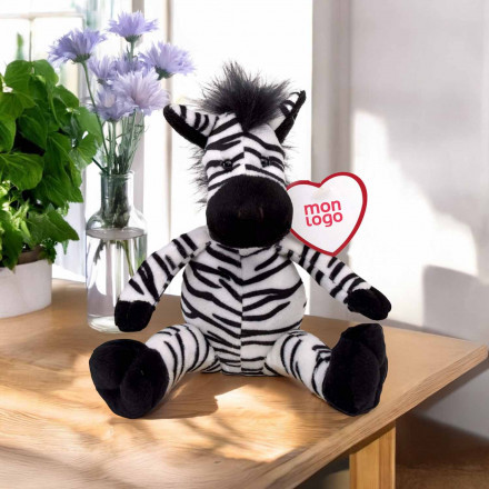 PELUCHE AVEC ÉTIQUETTE COEUR PERSONNALISÉE 'LORENZI'