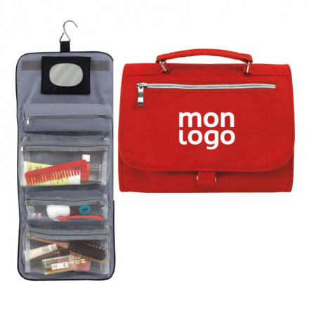 TROUSSE DE TOILETTE PERSONNALISÉE À COMPARTIMENTS 'LUZE'