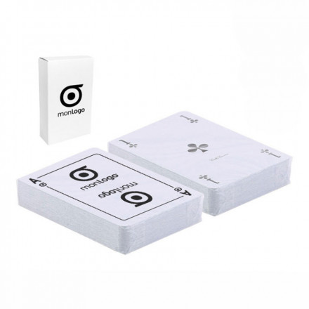 JEU DE BRIDGE 54 CARTES PERSONNALISABLE 'SINGLETON'